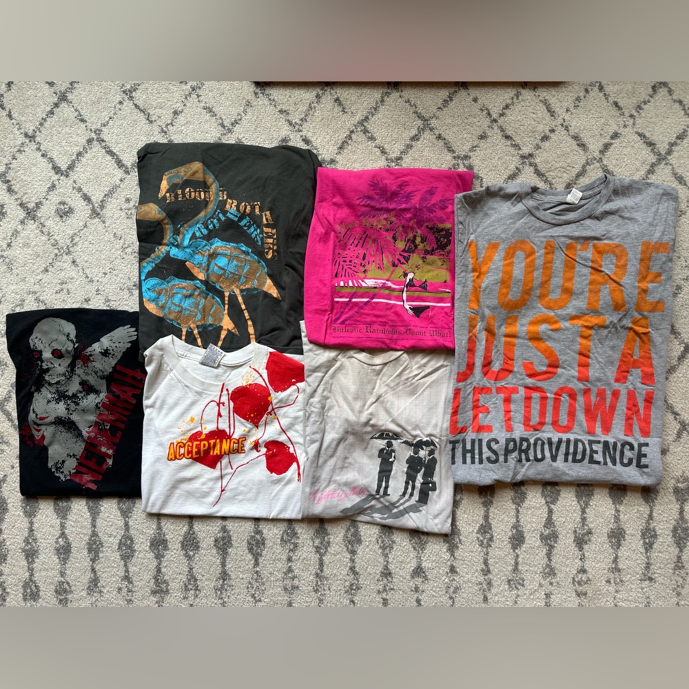 Emo band tee bundle